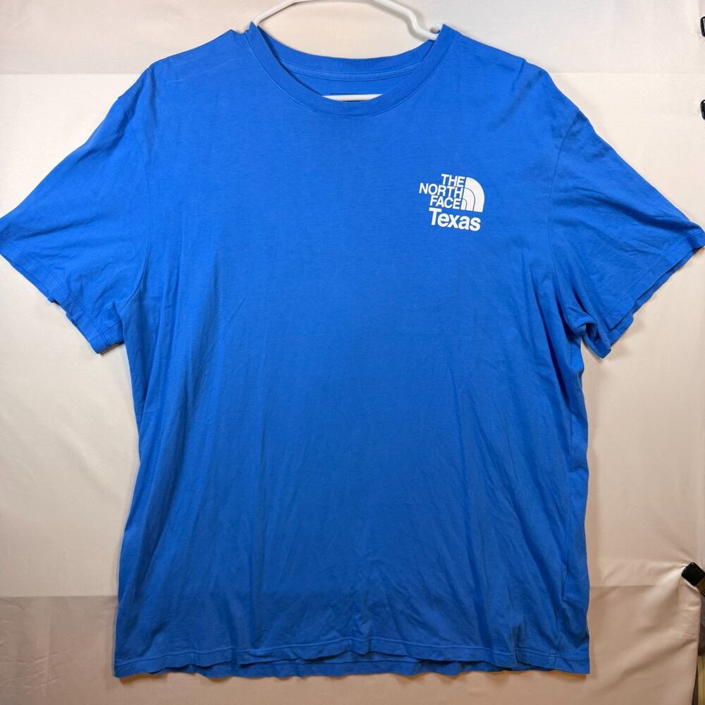 The North Face Texas State Graphic Mens T Shirt Blue Size XL
